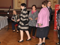 Kaisa Kujanpää musisoi